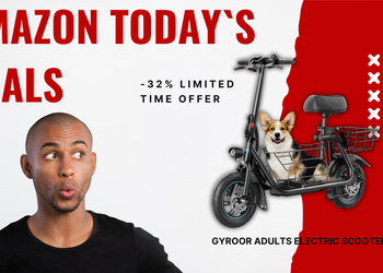 Gyroor C1S Adult Electric Scooter – Urban Mobility Revolution for $181 Less!