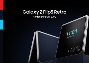 A tribute to the Samsung E700 clamshell: Samsung has unveiled the Galaxy Flip 5 Retro