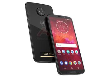 "Live" photos Moto Z3 Play: a large screen with minimal frames and a dual camera