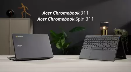 Résistent aux essais scolaires : Acer présente les Chromebook 311 et Spin 311 pour l'éducation