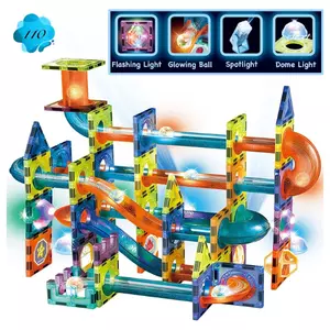 BELLA GLOBE Glowing Marble Run Race ...