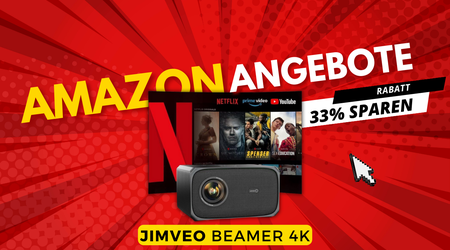 Jimveo E88 Beamer mit Netflix – Jetzt 120€ zum Black Friday sparen!