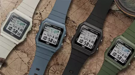 New Casio LF-30W-1A with a world map is now available in stores in Europe