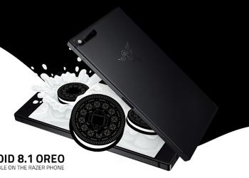 Игровой смартфон Razer Phone начал получать Android 8.1 Oreo