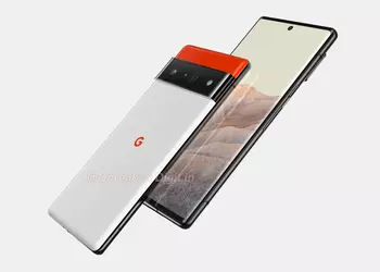 New renders of Google Pixel 6 Pro appeared on the network: display with small curves and triple camera with periscope