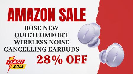 Bose New QuietComfort Noise Cancelling Earbuds  - Limited $50 OFF!