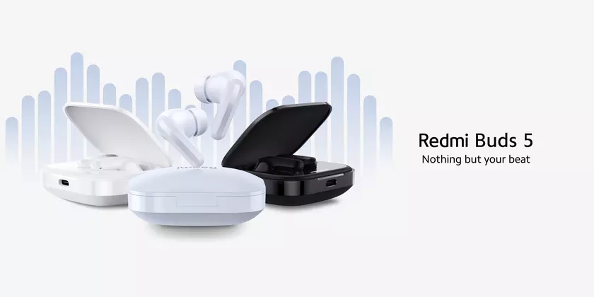 Xiaomi представила глобальную версию Redmi Buds 5 за $46