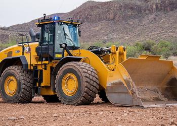 Caterpillar представила колесные погрузчики с дистанционным управлением