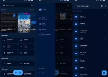 Google продолжает внедрять свой новый дизайн Material 3 Expressive - обновление получил файловый менеджер (изображение)