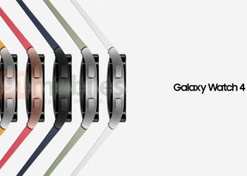 Samsung Galaxy Watch 4 appeared on official renders: new colors, flat display and no bezel