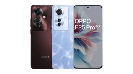 OPPO F25 Pro: display AMOLED a 120 Hz, chip MediaTek Dimensity 7050, protezione IP65 e fotocamera da 64 MP a 290 dollari