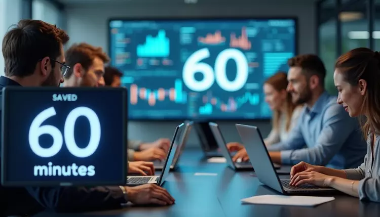 L'IA prétendument nous économise une heure ...