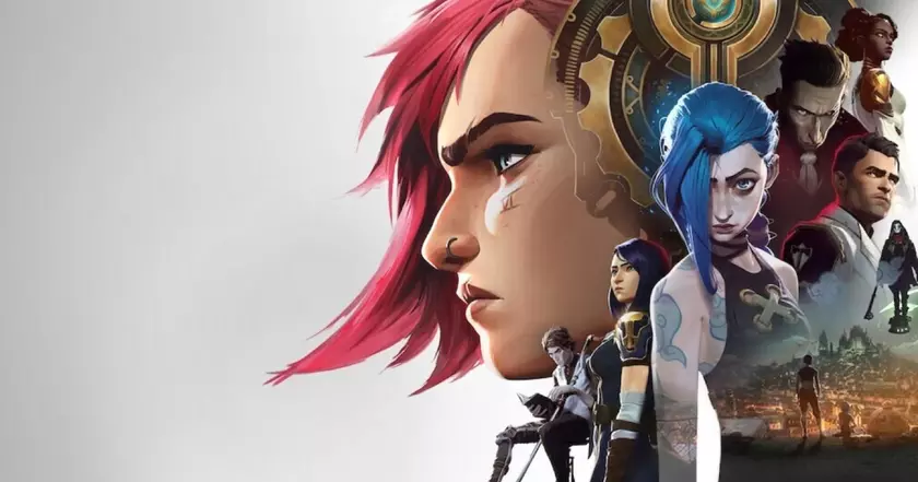 Netflix показала постер второго сезона сериала Arcane: на нем Джинкс обнимает свою сестру Вай