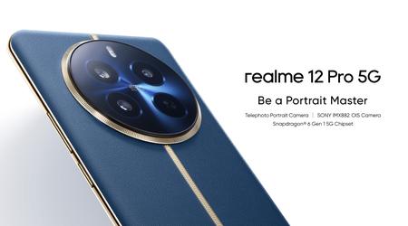 Realme 12 Pro: Pantalla OLED, procesador Snapdragon 6 Gen 1, batería de 5000 mAh con carga de 67W y cámara de 50 MP con OIS por 310€.