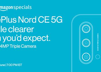 OnePlus показала дизайн неанонсированного смартфона OnePlus Nord CE 5G и раскрыла некоторые характеристики
