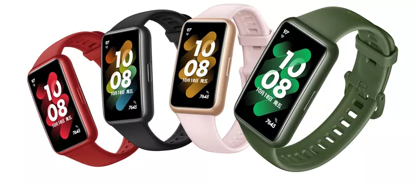 Huawei Band 7: фитнес-браслет с симпатичным дизайном, пульсоксиметром и автономностью до 14 дней за $40