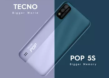 Tecno Pop 5S: 5.7-дюймовый экран, двойная камера и Android Go Edition на борту за $108