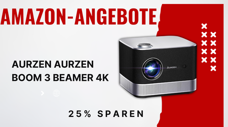 AURZEN Boom 3 4K Beamer mit Dolby Audio – Heute 100€ Rabatt!