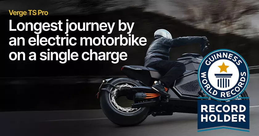 Мировой рекорд: электромотоцикл на одной зарядке