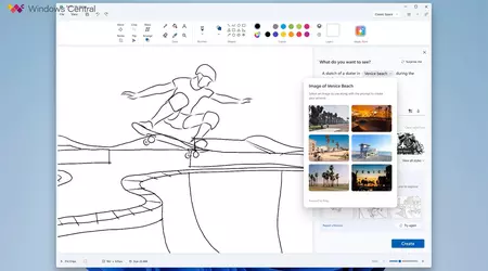 Microsoft Paint pour Windows 11 ajoutera des algorithmes d'intelligence artificielle pour la manipulation des images