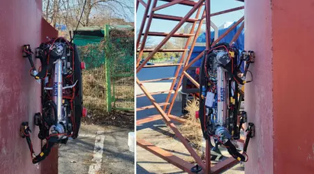 Engineers created a four-legged MARVEL robopass that can walk on walls and even the ceiling (video)