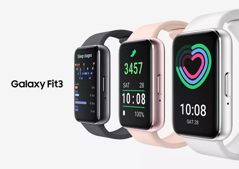 Samsung анонсировала в Украине Galaxy Fit 3: смарт-браслет с AMOLED-экраном, защитой IP68 и автономностью до 13 дней