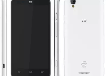 ZTE представили свой Android-смартфон на платформе Intel Clover Trail+
