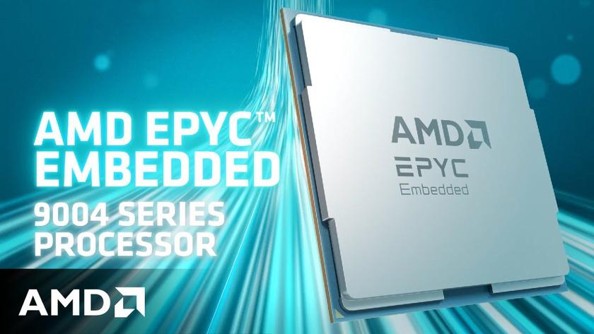 AMD представила серверні процесори Epyc Embedded 9004 на архітектурі Zen 4