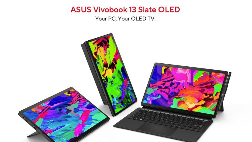ASUS Vivobook 13 Slate: ноутбук із клавіатурою, що від'єднується, OLED-екраном та чіпом Intel Pentium за $599