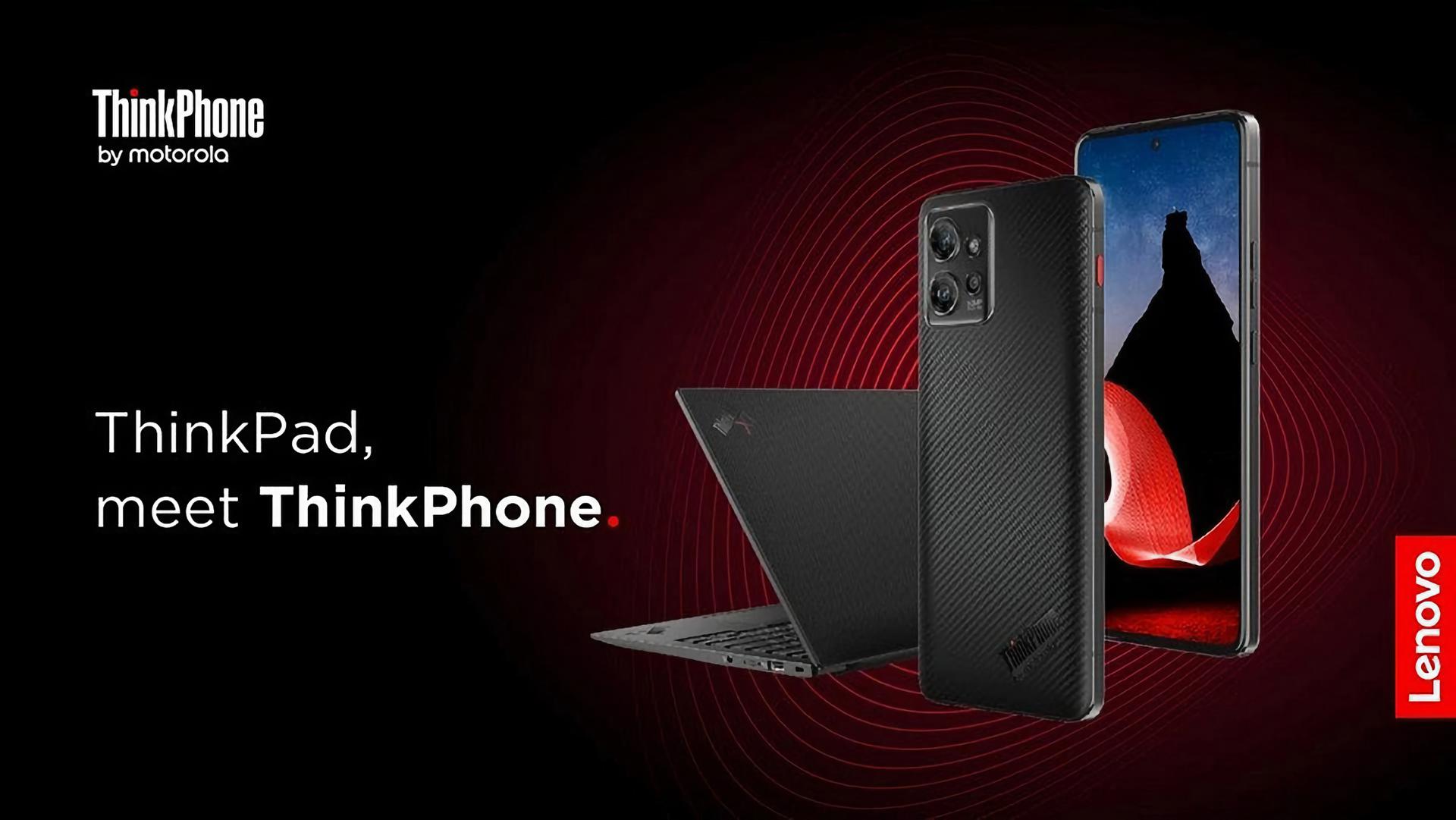 ThinkPhone by Motorola з чипом Snapdragon 8+ Gen 1, екраном на 144 Гц і