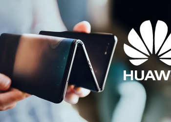 Huawei's new triple folding smartphone has been spotted with the company's CEO Richard Yu