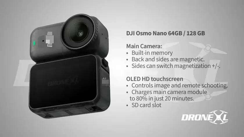 DJI Осмо Nano: Портативная камера нового поколения для видеоблогеров
