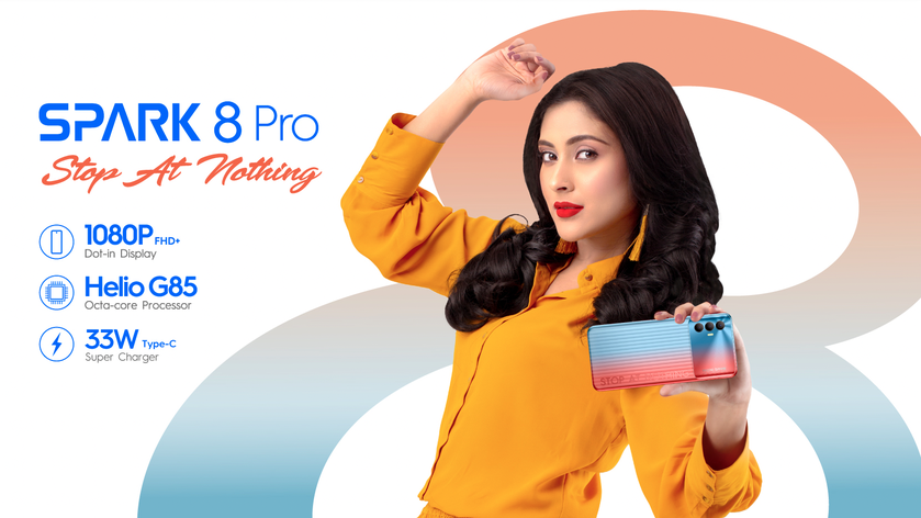 Tecno Spark 8 Pro: a budget phone with a 48MP triple camera, MediaTek Helio G85 chip and 33W fast charging for under $ 200