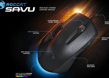 К выпуску готовится игровая мышь ROCCAT Savu с лазерным датчиком на 4000 dpi
