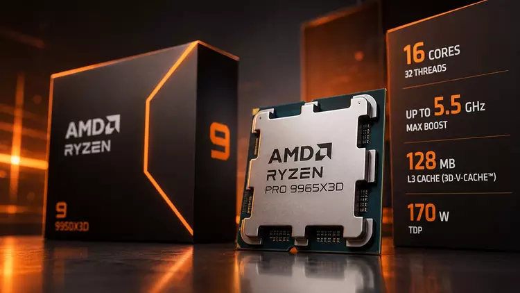 AMD Ryzen 9 PRO 9965X3D hits ...