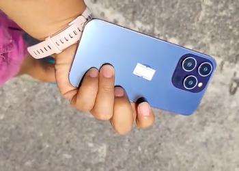 iPhone 14 Pro c «дырявым» экраном и новым фиолетовым цветом появился на видео