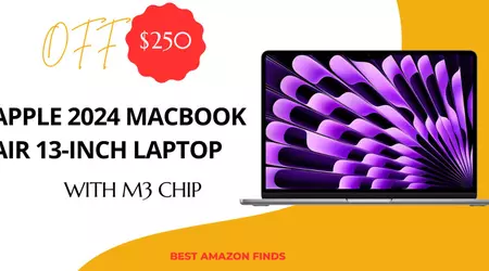 Apple 2024 MacBook Air 13-inch Laptop with M3 Chip - $250 OFF Big Deal!