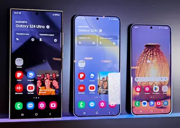 Первый взгляд на флагманские смартфоны Samsung Galaxy S24