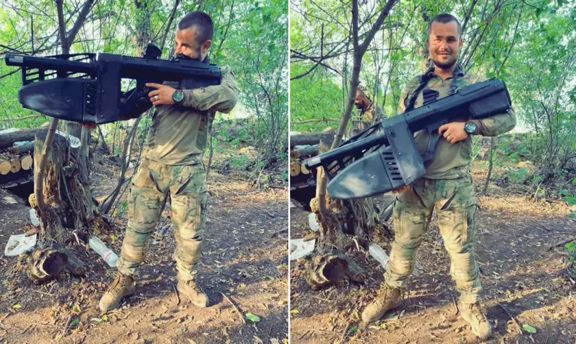 Украинские военные показали футуристические пушки DroneDefender для противодействия беспилотникам – они могут сбивать БПЛА на расстоянии 2 км