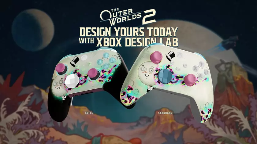 First Look: Xbox Wireless Controller Inspired by The Outer Worlds 2