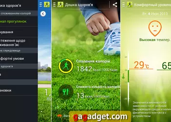 Спортивные функции Samsung Galaxy S4