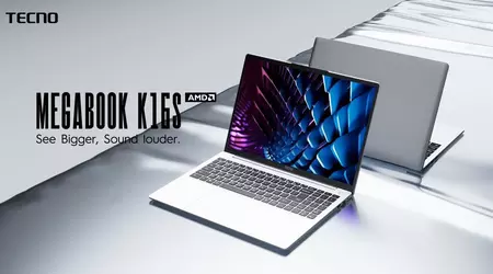 Tecno introduces affordable MegaBook K16S laptop with Ryzen 5 processor