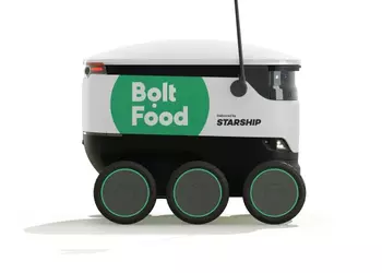 Bolt Food развернет в Таллине автономных роботов-доставщиков еды