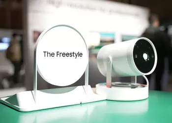 The Samsung Freestyle Gen 2 portable projector with SolarCell Remote and Gaming Hub is available to order for $800