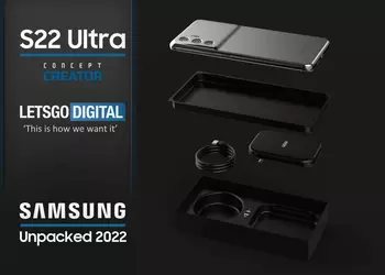 Not to jinx it: Samsung Galaxy S22 Ultra shown in renders with microSD slot, 3.5 mm jack and sub-screen camera