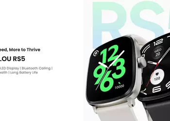 Haylou RS5: AMOLED-дисплей на 2.01″, поддержка звонков, датчик SpO2, защита IP68 и автономность до 15 дней за $39