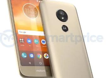 Old-fashioned smartphone Moto E5 appeared on the first photo