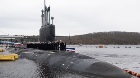 The United States commissioned the newest Virginia-class submarine USS Iowa