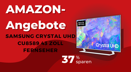 Samsung Crystal UHD CU8589 43 Zoll TV – Spare 244€ zum Black Friday!