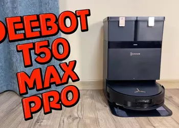 Видеообзор робота-пылесоса DEEBOT T50 MAX PRO
